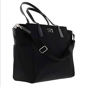 Kate spade nylon diaper bag with changing pad